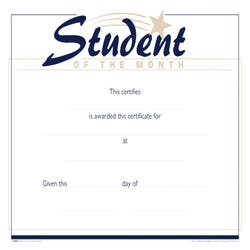 Image for Achieve It! Raised Print Student of the Month Recognition Award, 11 x 8-1/2 inches, Pack of 25 from School Specialty