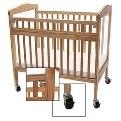 Image for L.A. Baby Window Drop Gate Crib, 39-1/2 x 26-1/2 x 38-1/4 Inches, Wood, Natural from School Specialty