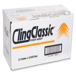 Image for Webster Cling Classic Food Wrap, 12 In x 2000 Ft, Clear from School Specialty