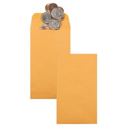 Image for Quality Park Coin Envelopes, No. 5-1/2, Kraft, Box of 500 from School Specialty