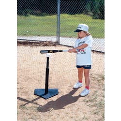 Image for Sportime Adjustable Rubber Batting Tee, 21 to 37-1/2 Inches from School Specialty