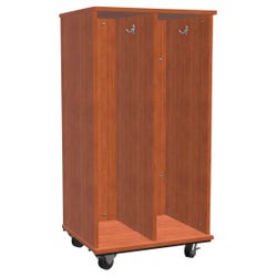Classroom Select Expanse Series Mobile Locker Cubbies, 2 Hooks Per Cubby, Locking Casters 4001286