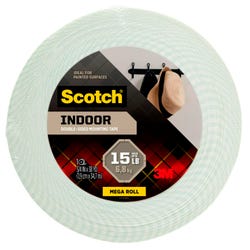Image for Scotch Double Sided Permanent Mounting Tape, 3/4 in x 38 yd, White from School Specialty