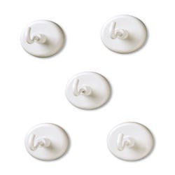 Image for Learning Resources Magnetic Hooks, 1-1/4 Inches, White, Pack of 5 from School Specialty