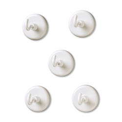 Image for Learning Resources Magnetic Hooks, 1-1/4 Inches, White, Pack of 5 from School Specialty
