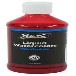 Image for Sax Liquid Washable Watercolor Paint, 8 Ounces, Coral from School Specialty