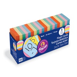 Image for Pacon Blank Flash Cards, Assorted Colors, 2 x 3 Inches, Pack of 1000 from School Specialty