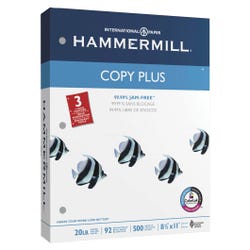 Image for Hammermill Multipurpose Copy Paper, 8-1/2 x 11 Inches, 3-Hole Punched, 500 Sheets from School Specialty