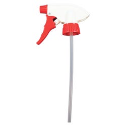 Image for Genuine Joe Standard 9-Inch Trigger Sprayer, 12-1/4 x 9 x 5-1/2 Inches, Red/White, Pack of 24 from School Specialty