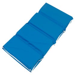 Children's Factory 4-Section Rest Mat, 48 x 24 x 2 Inches, Blue, Item Number 1427904