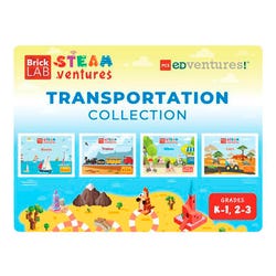 Image for PCS Edventures BrickLAB STEAMventures, Transportation Collection Activity Books (Gr K to 1) from School Specialty
