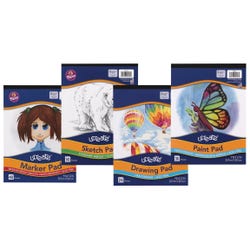 Image for UCreate Art Pad Bundle, 9 x 12 Inches, 4 Assorted Types, 144 Sheets from School Specialty