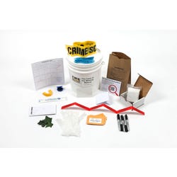 Image for CSI Case of the Missing Mascot Forensic Science Kit, 30 Student from School Specialty