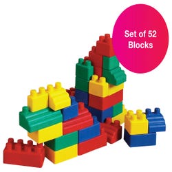 Image for Edushape Mini EduBlock Set, 52 Pieces from School Specialty