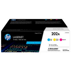 Image for HP 202A Ink Cartridge, CF500AM, Tri-Color, Pack of 3 from School Specialty