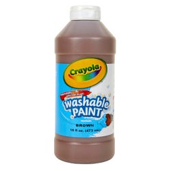 Image for Crayola Washable Paint, Brown, Pint from School Specialty