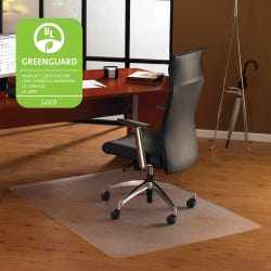Image for Floortex Chair Mat, Smooth Back, 48 x 60 Inches, Clear from School Specialty