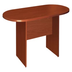Image for Classroom Select Oval Conference Table, Top/Base, 72 x 36 x 29-1/2 Inches, Cherry from School Specialty