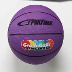 Image for Sportime Gradeball Mini Basketball, 11 Inches, Violet, Rubber from School Specialty