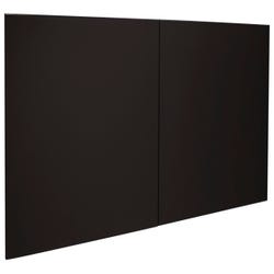 Image for Lorell Comm. Steel Desk Srs Black Stack-on Hutch -- Door Kit, f/ 72" Hutch, Black from School Specialty