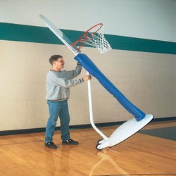 Image for Bison Playtime Elementary Portable Molded Graphite Fan Basketball Standard System from School Specialty