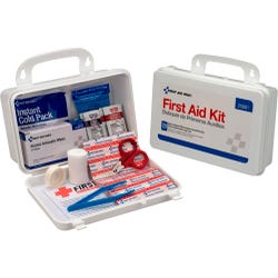 Image for Acme Physicians Care First Aid Kit, White, 113 Pieces for up to 25 People from School Specialty