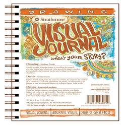 Image for Strathmore Visual Drawing Pad, 5-1/2 x 8 Inches, 100 lb, 42 Sheets from School Specialty