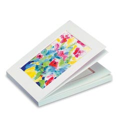 Image for Stu Art Budget Ready Mats with No Back, 12 x 16 Inches, White, Pack of 50 from School Specialty