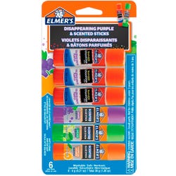Elmer's Scented Glue Sticks, Assorted, 1.26 Ounces, Pack of 6 2132414
