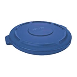 Image for Rubbermaid Commercial BRUTE Recycling Trash Can Lid, 32 Gallon, Blue from School Specialty