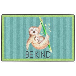 Image for Childcraft Nursery Be Kind Sloth Carpet, 5 x 8 Feet, Rectangle from School Specialty