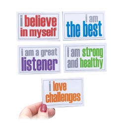 Image for Inspired Minds Positivity Booster Magnets, Assorted, Set of 5 from School Specialty