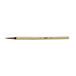 Image for Sax Bamboo Watercolor Brushes, Fine Type, Bamboo Handle, Size 3, Each from School Specialty
