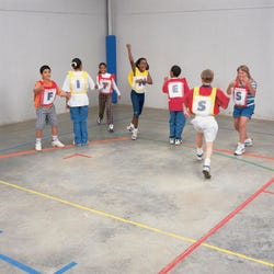 Image for Sportime MatchMates with Mesh Pockets, Set of 12, Red/Yellow from School Specialty