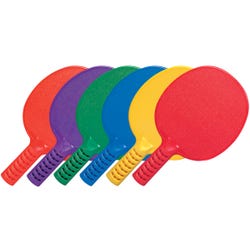 Image for Pick-A-Paddle Table Tennis Paddles, 10-1/2 x 6 Inches, Set of 6 from School Specialty