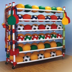 Image for Duracart Ultimate Ballmaster Cart, 64 x 19 x 72 Inches from School Specialty