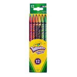 Image for Crayola Twistables Colored Pencils, Assorted Colors, Set of 12 from School Specialty