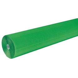 Image for Corobuff Solid Color Corrugated Paper Roll, 48 Inches x 25 Feet, Apple Green from School Specialty