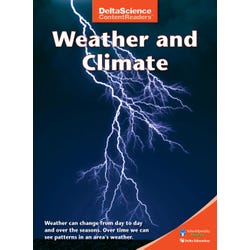 Delta Science Content Readers Weather and Climate Red Book, Pack of 8, Item Number 1278109