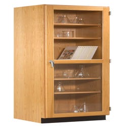 Image for Diversified Spaces Tall Storage Cabinet with Glass Doors, 24 x 22 x 84 Inches from School Specialty
