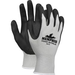 Image for R3 Safety Knit Glove, X-Large, Gray, Nitrile Coated, 1 Pair from School Specialty