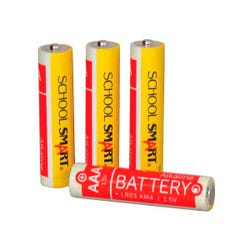 School Smart Alkaline Batteries, AAA, Pack of 48 1583440