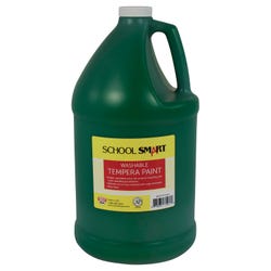 School Smart Washable Tempera Paint, Green, 1 Gallon Bottle Item Number 2002770