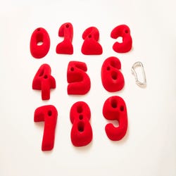 Image for Everlast Groperz Numbers Hand Holds, Set of 11 from School Specialty