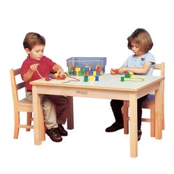 Image for Childcraft Wood Table, Laminate Top, Rectangle, 36 x 24 x 20 Inches from School Specialty
