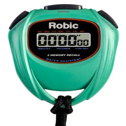 Image for Robic SC-429 Water Resistant All Purpose Stopwatch, Green from School Specialty