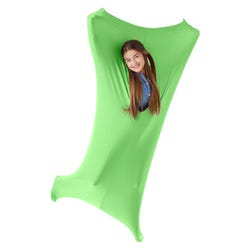 Image for Abilitations Body Pod, Tall, Lycra, Green from School Specialty