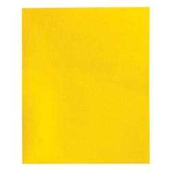 Image for School Smart Extra-Large Folders with Pockets, 9 x 12 Inches, Yellow, Pack of 25 from School Specialty