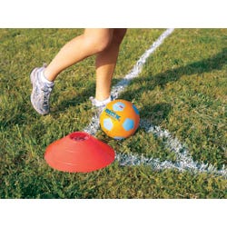 Image for Sportime 9 x 2 Inch Half Cone Markers, Set of 6 from School Specialty