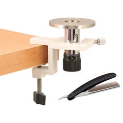 Image for Eisco Labs Hand and Table Microtome, For Section Cutting, 10 Microns Per Click from School Specialty